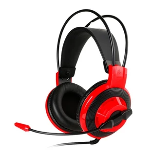 Headset Gamer MSI DS501, Drivers 40mm, 3.5mm, Preto e Vermelho, DS501-GAMING-HEADSET em Oferta na Shopee