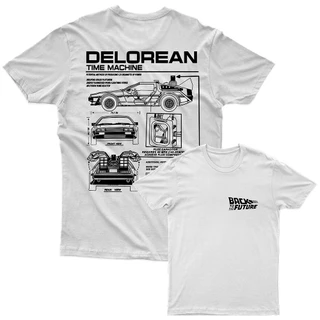 Camiseta Streetwear Carro De Volta Para o Futuro Delorean Camisa Personalizada Premium 100% Algodão Envio Imediato trend