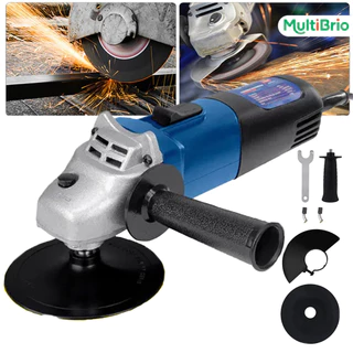 Lixadeira Angular Alta Potência 800-2200W - Profissional 13000-6600RPM 110V/220V