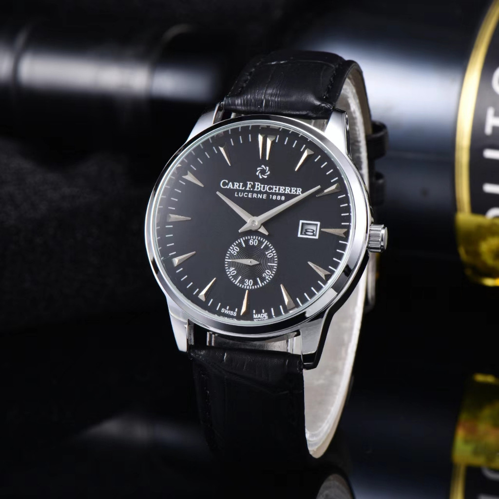 2025 Carl F . Relógio De Pulso De Quartzo Autoproduzido Bucherer Com Movimento 00.10917.08.33.01