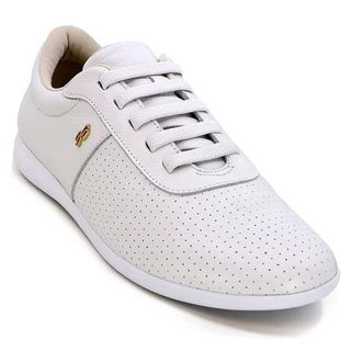 Tênis em Couro Elástico Branco Feminino AI3403 - Usaflex em Oferta na Shopee