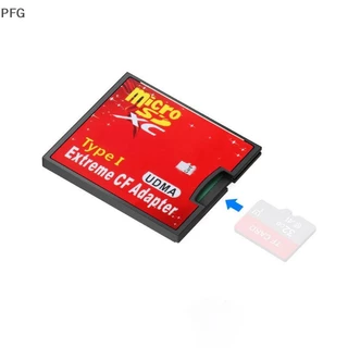 PFG Duplo TF Para Adaptador De Cartão CF MicroSD/HC Topact Flash Tipo I Conversor De Leitor De Memória Acessórios De Câm