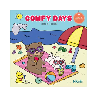 Comfy Days - Livro de Colorir - Estilo Bobbie Goods Comfy e Cozy Books - 24 Desenhos - Livro Físico em Oferta na Shopee