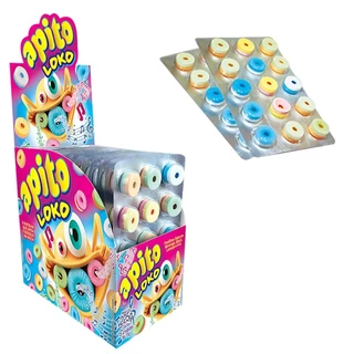 Bala Pastilha Apito Loko Sabores 1Cx com 15 Cartelas de 15g - Danilla