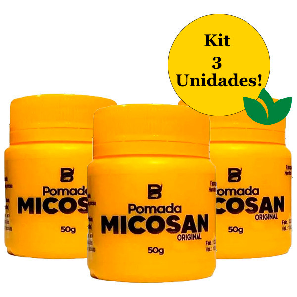 KIT COM 6 Micosan Pomada Antimicótica 50g – Alívio Rápido para Micoses ...