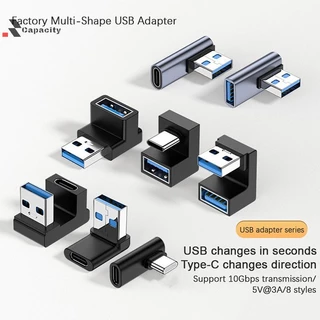 Capacidade USB-A Adaptador De Telefone Móvel 90 Graus C Para Ângulo Reto 3.0 Macho Tipo Conenctor Disco De Computador Ag