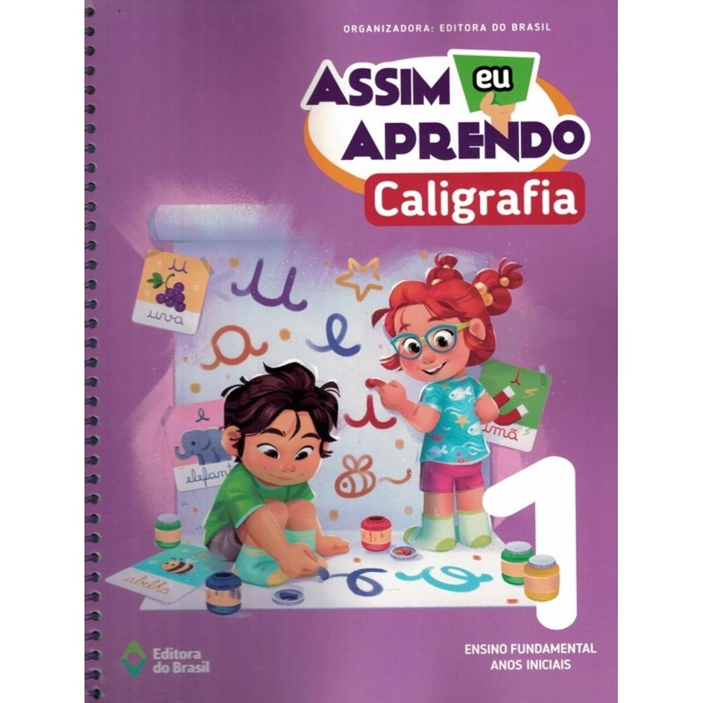 Livro - Assim Eu Aprendo - Caligrafia - 1 º Ano - 4ª Ed | Shopee Brasil