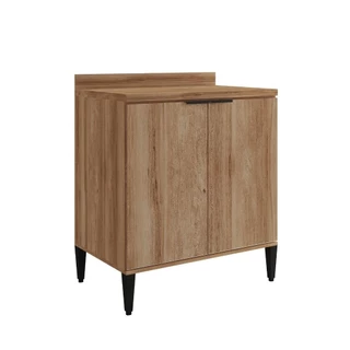 Balcão de Cozinha Miami 800mm 2 Portas Com Tampo Carraro Freijó em Oferta na Shopee