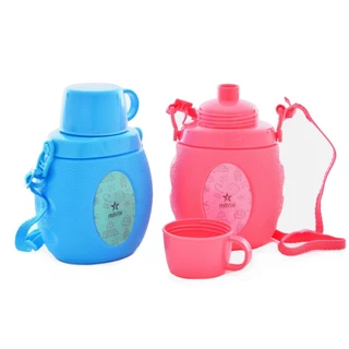 Garrafa Infantil Wincy Casa 600ml com Alça e Copo em Oferta na Shopee
