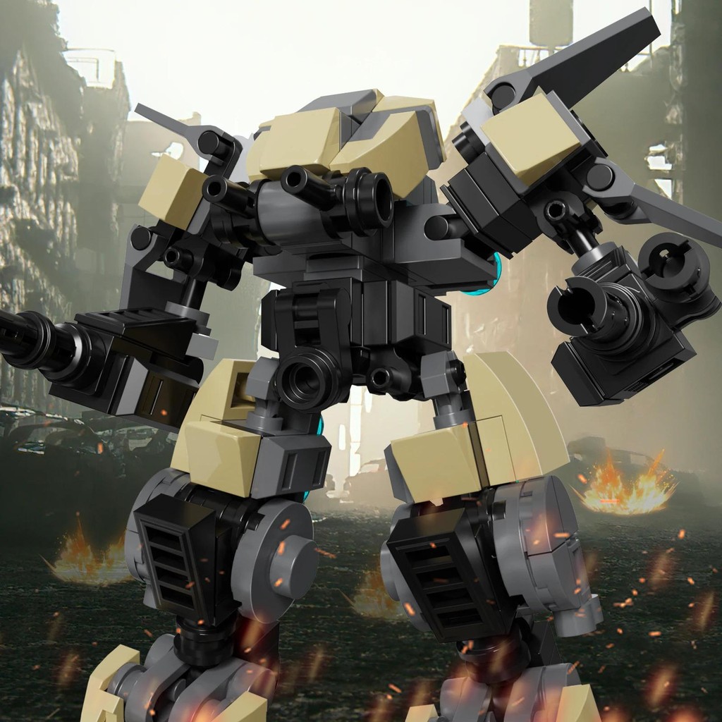 172 Peças Doomsday Wasteland Batalha Robô Bloco De Construção Conjunto ...