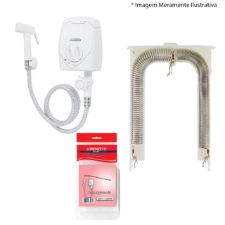 Resistência Ducha Higiênica 3T 110V 4000W 400D Lorenzetti em Oferta na Shopee