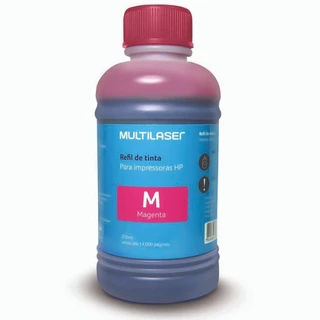 Refil de Tinta para Impressoras 250ml Magenta Multilaser - RF011 em Oferta na Shopee