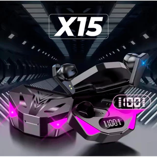 Fone De Ouvido Sem Fio X15 TWS Bluetooth 5.0 Com Microfone Estéreo Para Jogos