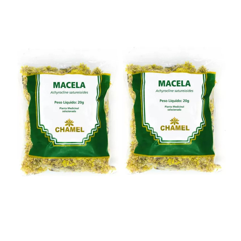 Kit 02 Pacote de Chá de Macela 20g - Chamel | Shopee Brasil