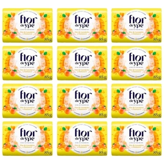 Sabonete Ypê Flor de Laranjeira e Damasco 85g Embalagem com 12 Unidades em Oferta na Shopee