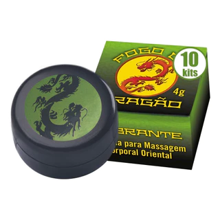 10 Pomada Vibrante Fogo De Dragão Sofisticatto Atacado