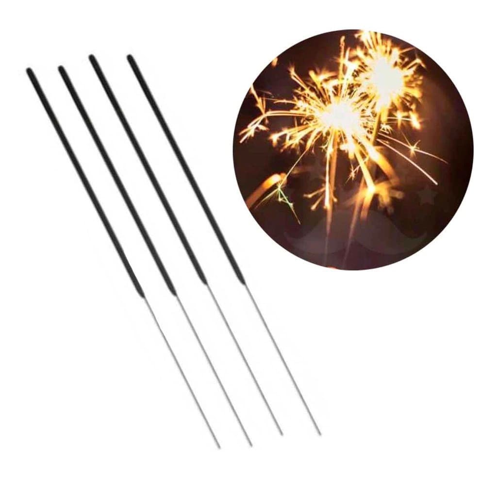 Vela Estrelinha Faíscas Aniversário 4 Cartelas 16 Unidades