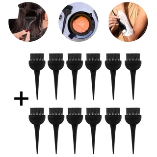 Kit 12 Pincel Coloração E Química Largo Aplicação Tratamento em Oferta na Shopee