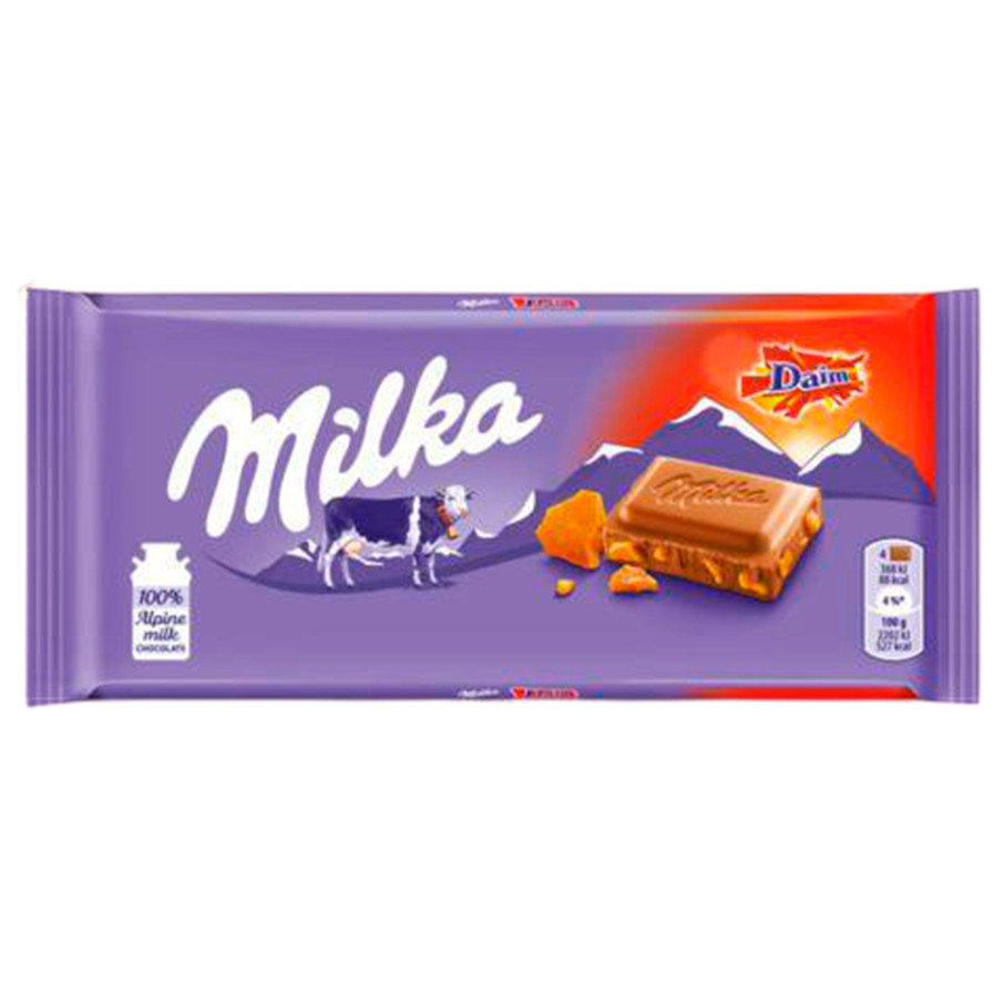 Chocolate Daim Milka 100g | Shopee Brasil