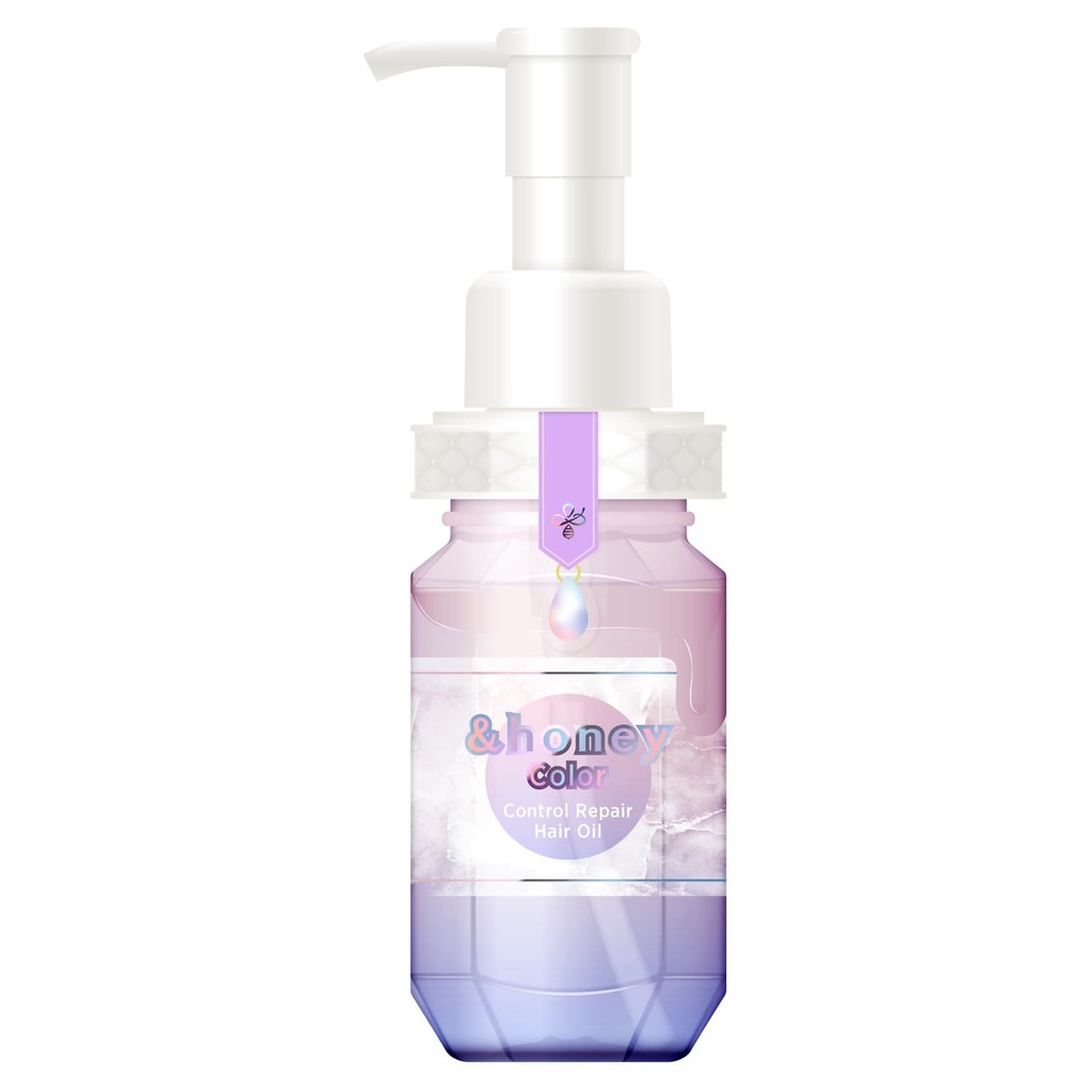 &honey Deep Moist Hair Oil 100mL - Versatile Hair Treatment for