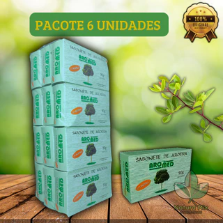 Kit 6 UN Sabonete de Aroeira barra 90g Aromed