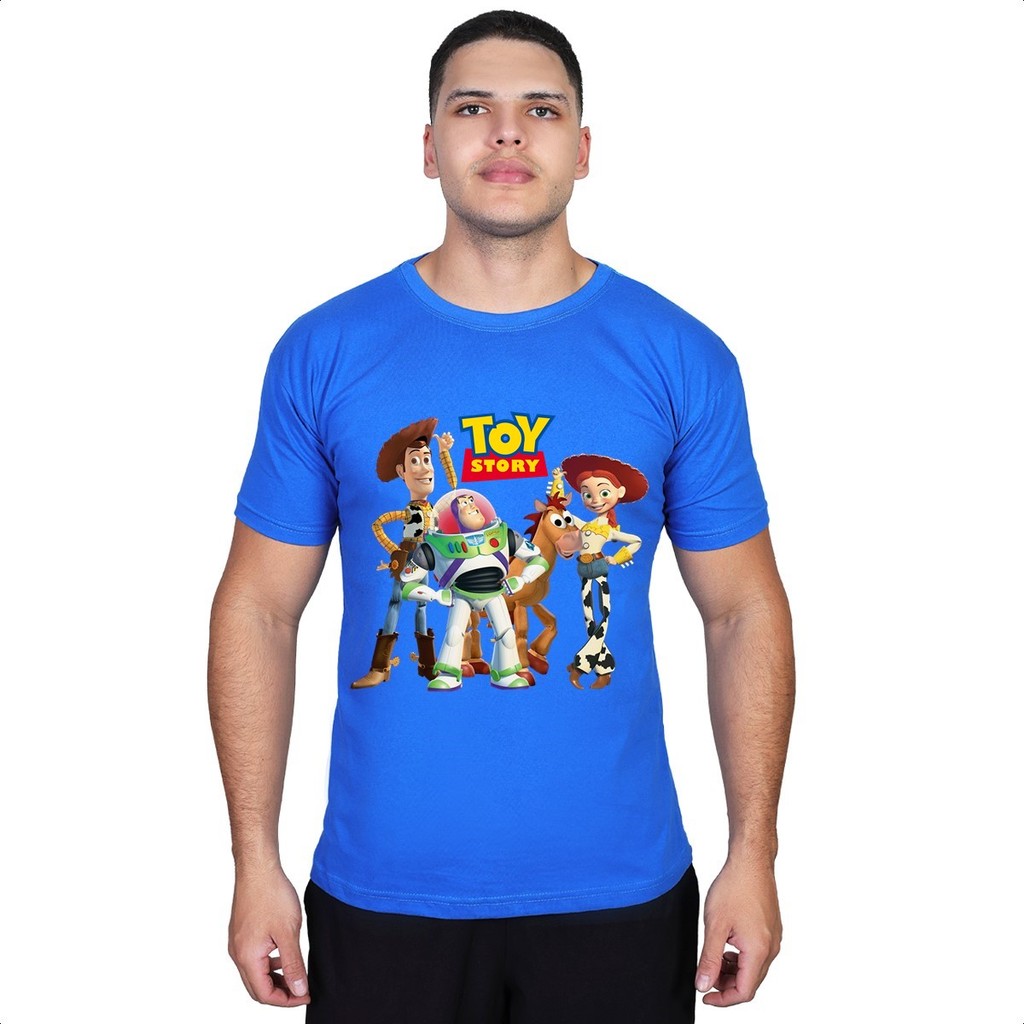 Camiseta Toy Story Para Hombre - Estampado Sheriff Woody - Algodón 100% - Manga Corta - Talla Large