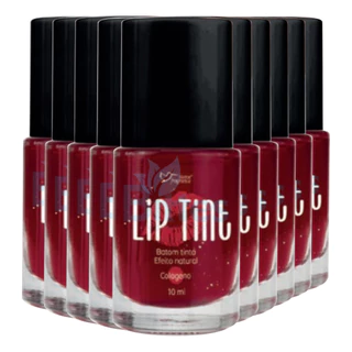 10 Lip Tint Vermelho Suave Fragrance Cosméticos