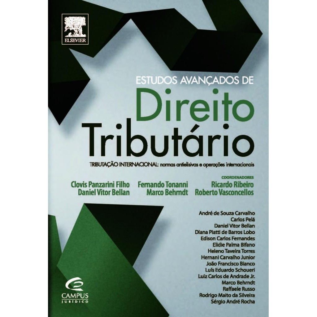 Livro: Estudos Avançados de Direito Tributário Autor: Clovis Panzarini ...