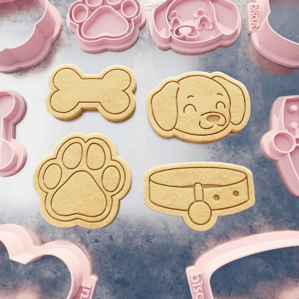 Cortador Biscoito Molde Forma ANIMAL PET CACHORRO Marcador C