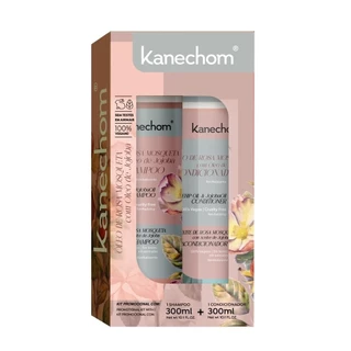 Shampoo e Condicionador Kanechom - Óleo de Jojoba e Óleo de Rosa Mosqueta 300 ml em Oferta na Shopee