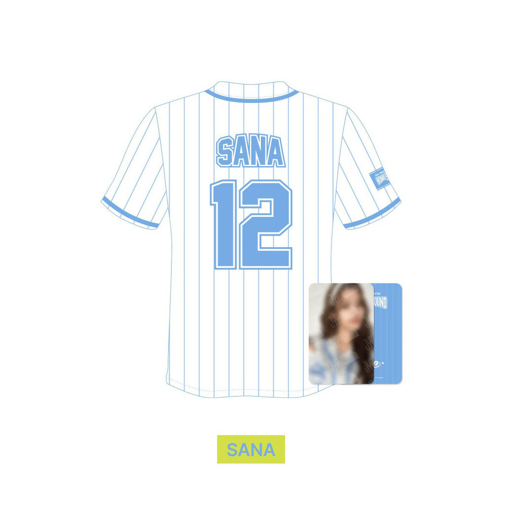 TWICE BASEBALL UNIFORM  9ROUND ミナ ⚾️ TWICE JERSEY-Camiseta HOME 9o Aniversário 9ROUND | Shopee Brasil