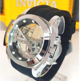 Relógio Masculino Invicta Coalition Forces 24707 automático Prata Preto Dourado Original + NF
