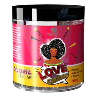 Gelatina Capilar Love My Cachos Hábito Cosméticos 500g