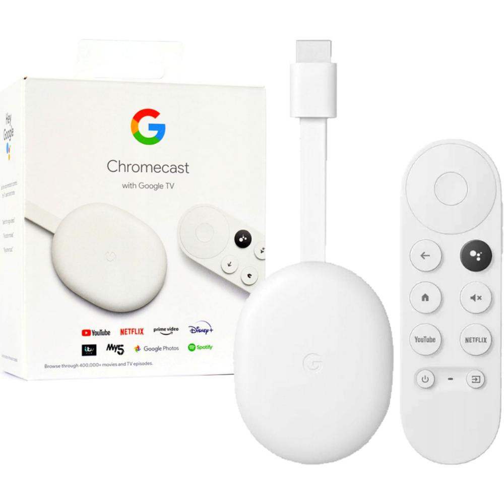 Chromecast 4 TV Google 4K com Wi-Fi e HDMI - Original