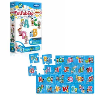 Quebra-Cabeça Alfabeto Turma Da Mônica 26Pçs 3269 - Toyster