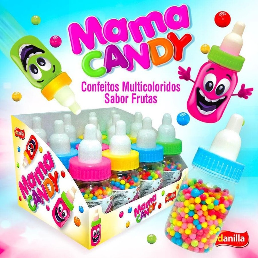 Bala Confeitos Mamadeirinhas Mama Candy 4361 - Danilla | Shopee Brasil
