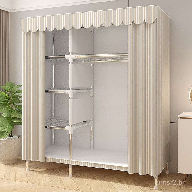 Guarda-roupa Simples para Quarto de Aluguel, Guarda-roupa de Tecido ...