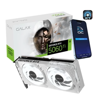 Placa de Video NVIDIA Geforce Galax RTX5060 TI 1 Click OC White 2X 8GB - 128 Bits - HDMI/3X Displayport - 56ISN8MDCQWH