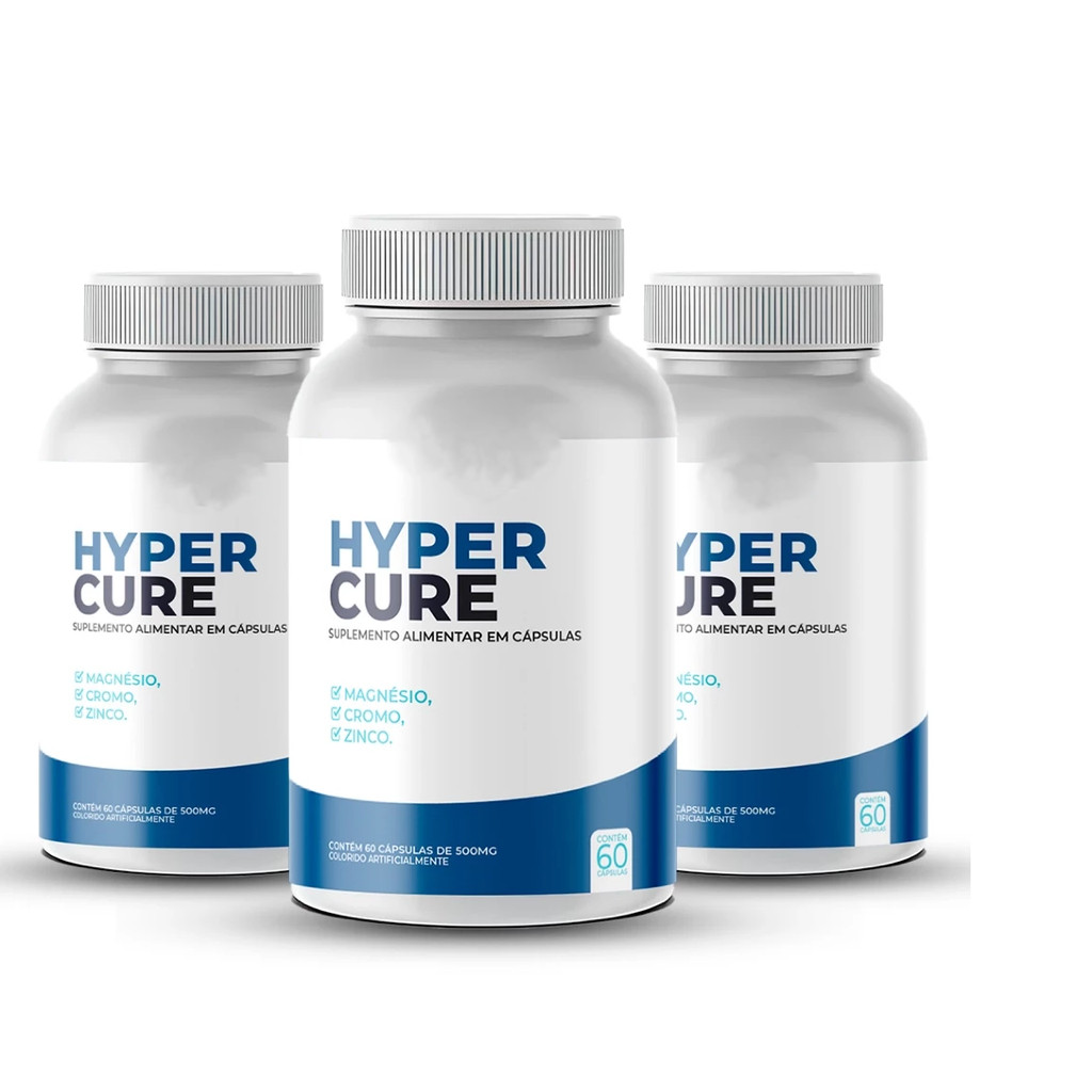 3x Hypercure Original 60 Cápsulas - Envio Rapido | Shopee Brasil