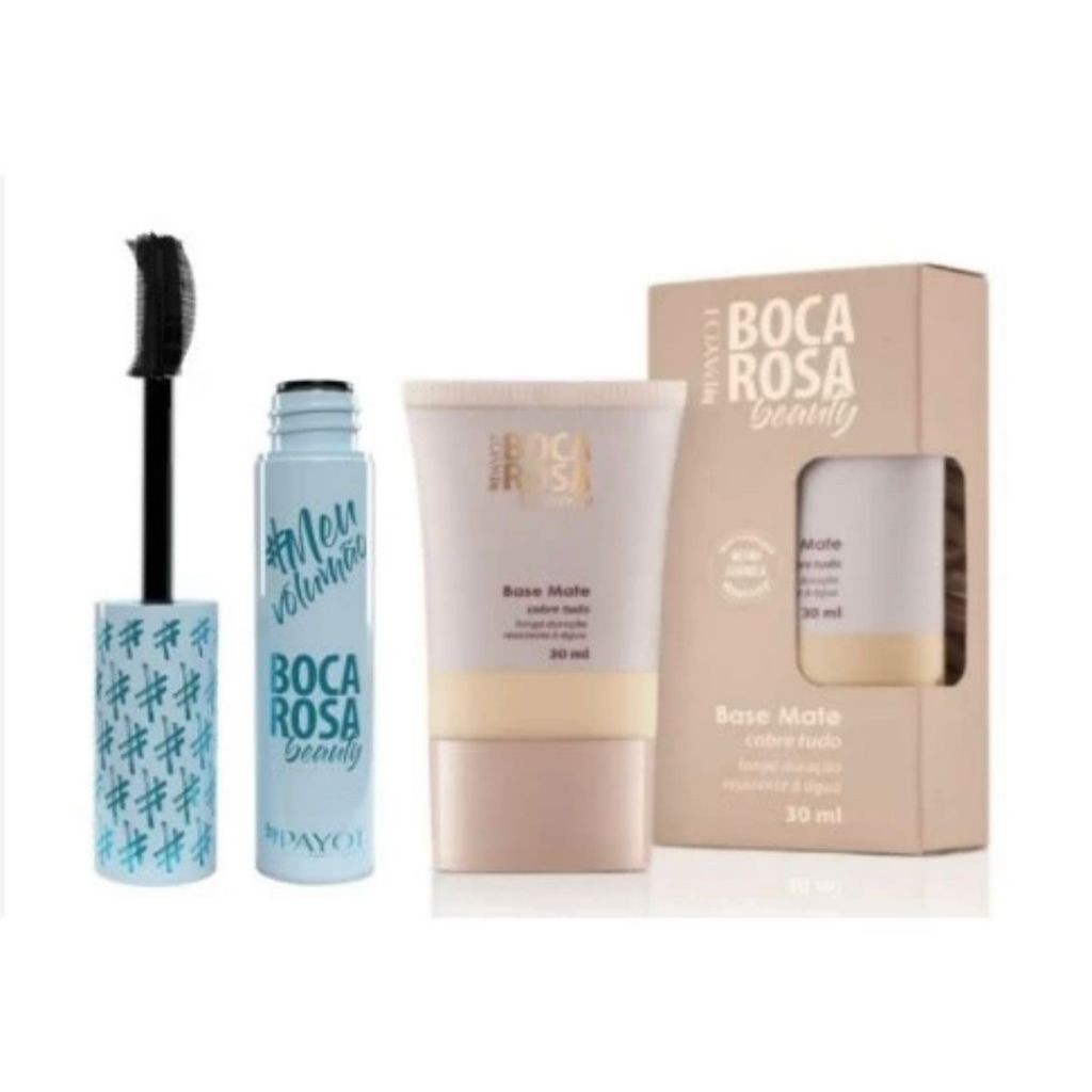 KIT Boca Rosa Beuty Base + Boca Rosa Máscara para Cílios Rímel Meu ...