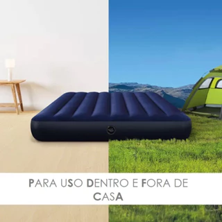 COLCHÃO INFLÁVEL CASAL DURA-BEAM CLASSIC DOWNY FULL INTEX