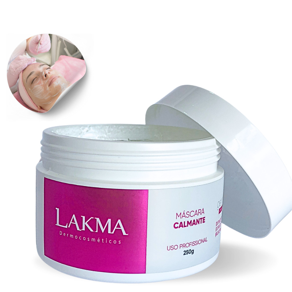 Mascara Calmante Camomila 250G Lakma Limpeza de Pele Profissional Todos ...