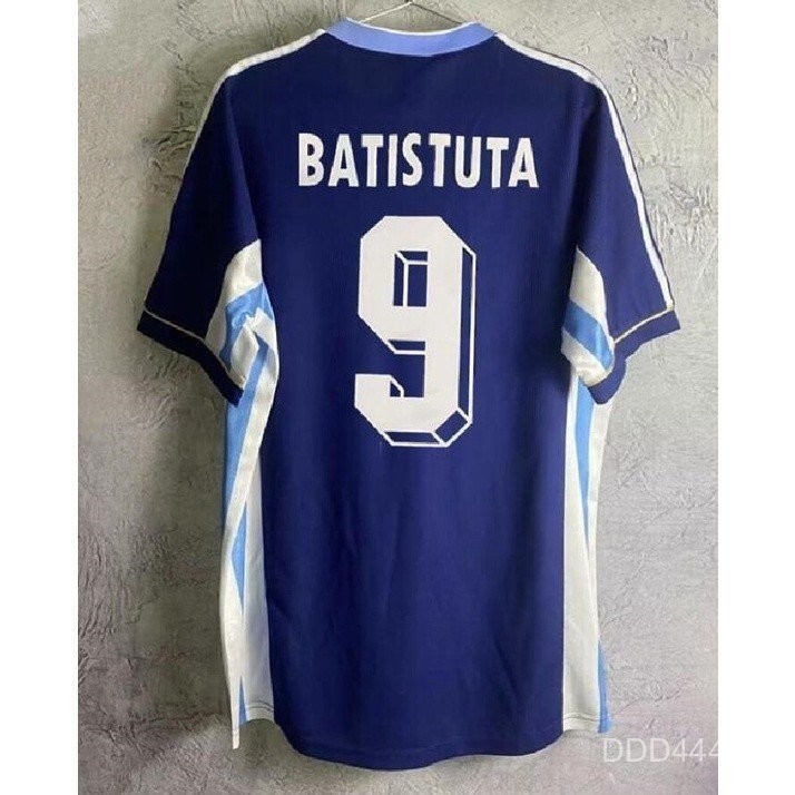 Maillot Argentine 1998/99 Domicile - Batistuta #9 - Taille M - Adidas Rétro Rare - Neuf