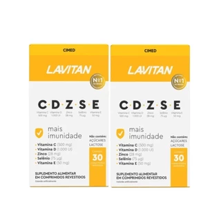 Kit 2x Vitamina Lavitan CDZSE 30 Comprimidos - CIMED