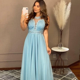 VESTIDO DE PARTY SHINE CASAMENTO MADRIVES CONVIDADO TULE TREND ROMA