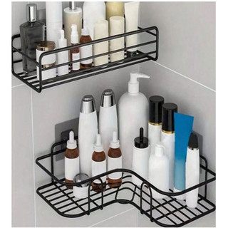 1/2/3/4 Suporte Organizador De Metal Rack De Parede Banheiro Cozinha Prateleiras Porta Shampoo Top&casa — foto 3 — Achou Levou Brasil