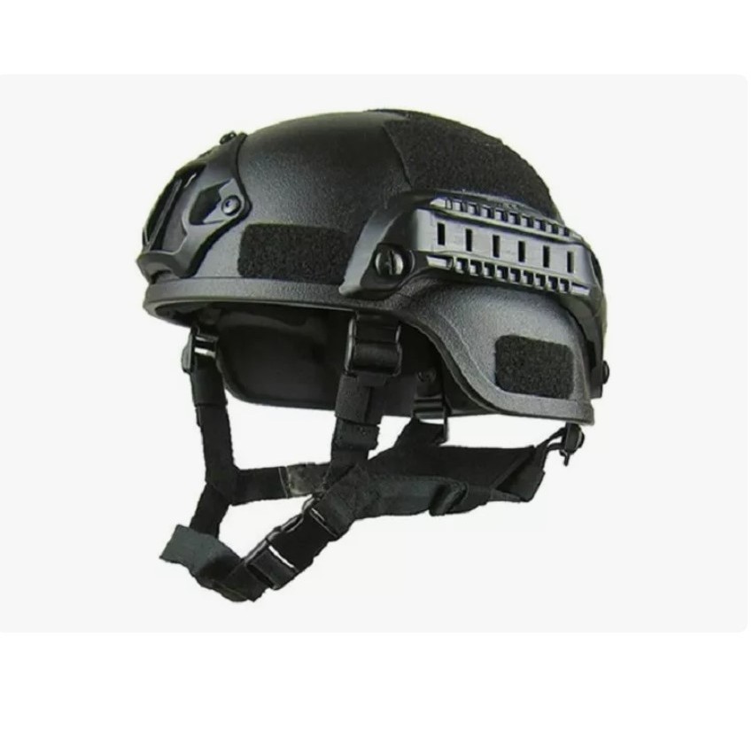 Capacete Tático Militar Airsoft Paintball Aba longa