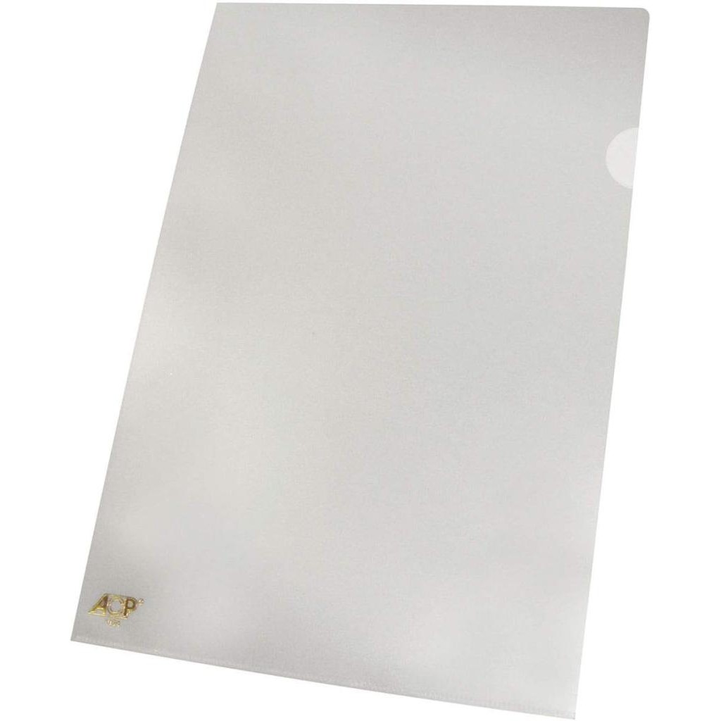 Kit com 10 PASTA L A4 TRANSPARENTE ACP | Shopee Brasil