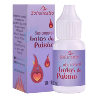 Óleo Corporal Gotas Da Paixão Sofisticatto Cosméticos