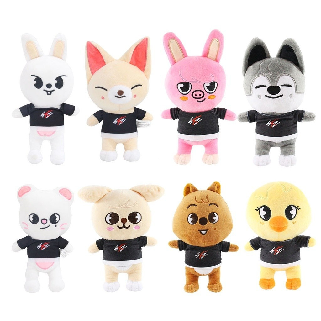 22cm Brinquedo De Pelúcia Sks Jiniret/Wolf Chan/Leebit/Dwaekki/Han